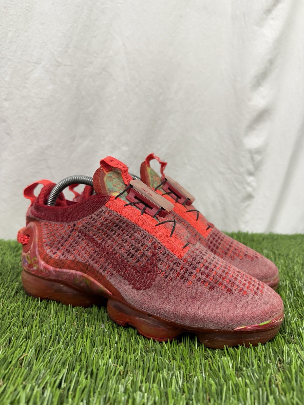 Nike Air Vapormax FK Flyknit Team Red Lock Release Men's Sz 8 Shoes CT1823-600 Nike Air Vapormax FK Flyknit Team Red Lock Release Men's Sz 8 Shoes CT1823-600