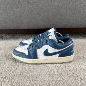air jordan 1 low se “industrial blue” basketball sneakers fn5214 141 size 9.5m