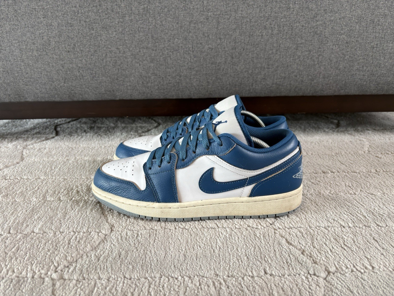 air jordan 1 low se “industrial blue” basketball sneakers fn5214 141 size 9.5m air jordan 1 low se “industrial blue” basketball sneakers fn5214 141 size 9.5m