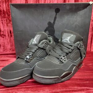 jordan air jordan 4 retro black cat 2021 black sneakers cu1110 010 men's 4 ds