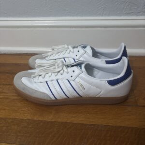 adidas Samba OG White Blue Gum 019472 Men's Athletic Shoes