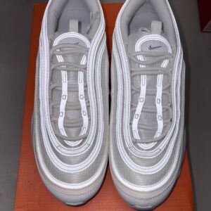 nike air max 97 triple white wolf gray 921826 101 size 7.5 men