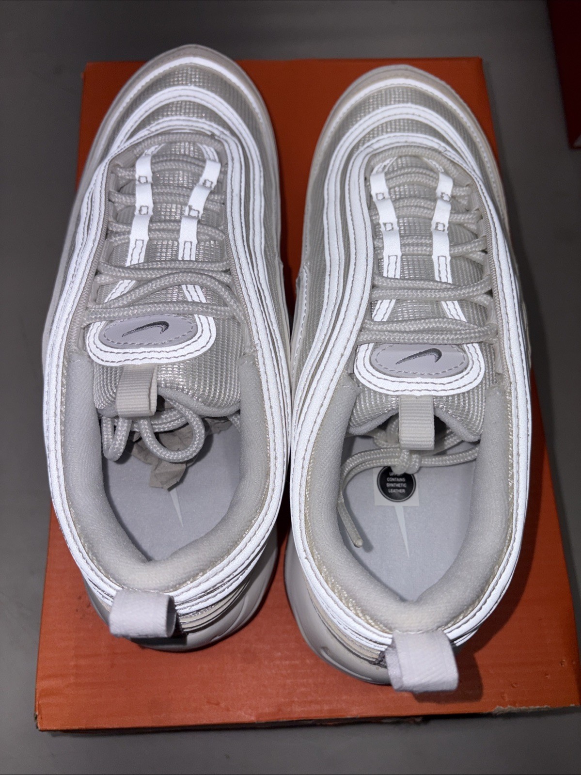 nike air max 97 triple white wolf gray 921826 101 size 7.5 men nike air max 97 triple white wolf gray 921826 101 size 7.5 men