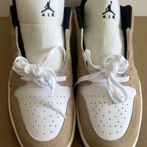new (no box) nike air jordan 1 se low brown elephant men's size 14 dz4130 201