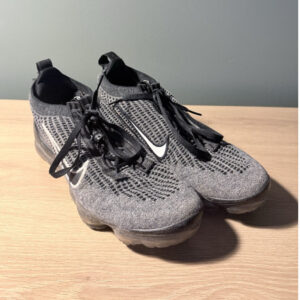 nike air vapormax 2021 flyknit oreo dc9394 001 men's gray black sneakers