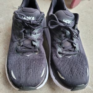 size 11 hoka one one clifton 8 black white