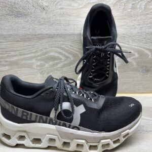 on cloudmonster 2 mens 8.5 black frost white athletic running shoes sneakers