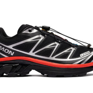 salomon xt 6 black fiery red silver l47988200