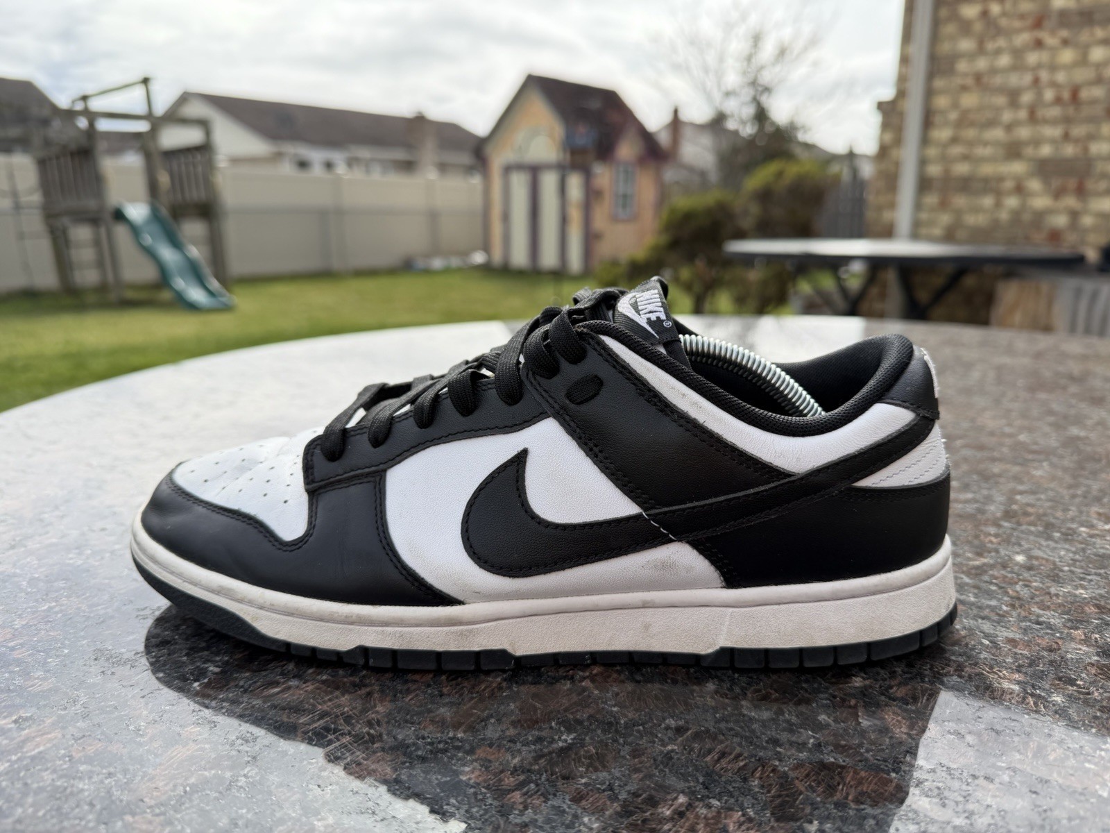 nike dunk low panda dd1391 100 men’s us 11 black white left shoe only nike dunk low panda dd1391 100 men’s us 11 black white left shoe only