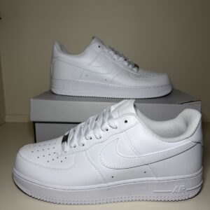 nike air force 1 '07 white leather low top sneaker 315122 111