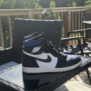 air jordan 1 men's high black/royal blue white