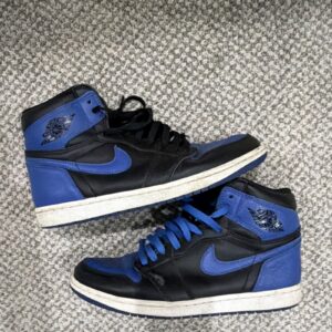 jordan 1 retro high og royal size 11 2017 black blue mens