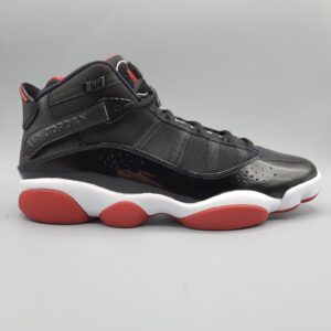 nike air jordan 6 rings bred black red sneakers men's size 11 322992 062