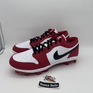 nike air jordan 1 retro mcs low chicago baseball cleats cj8524 611 men's size 14