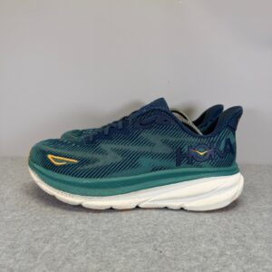 hoka one one clifton 9 mens shoes size 9 aqua green running sneakers 1127895 mcn