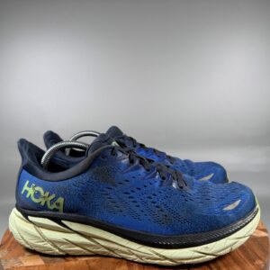 hoka one one clifton 8 mens 10.5d blue running shoes 1119393 dbos