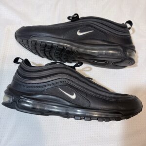 nike air max 97 921826 015 black terry cloth men's low top sneaker