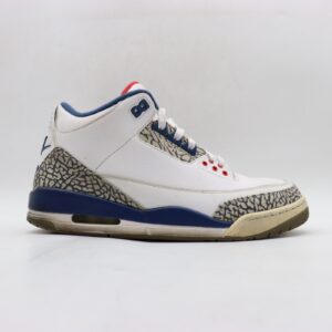 nike air jordan 3 retro true blue men's size 10 athletic sneakers 854262 106