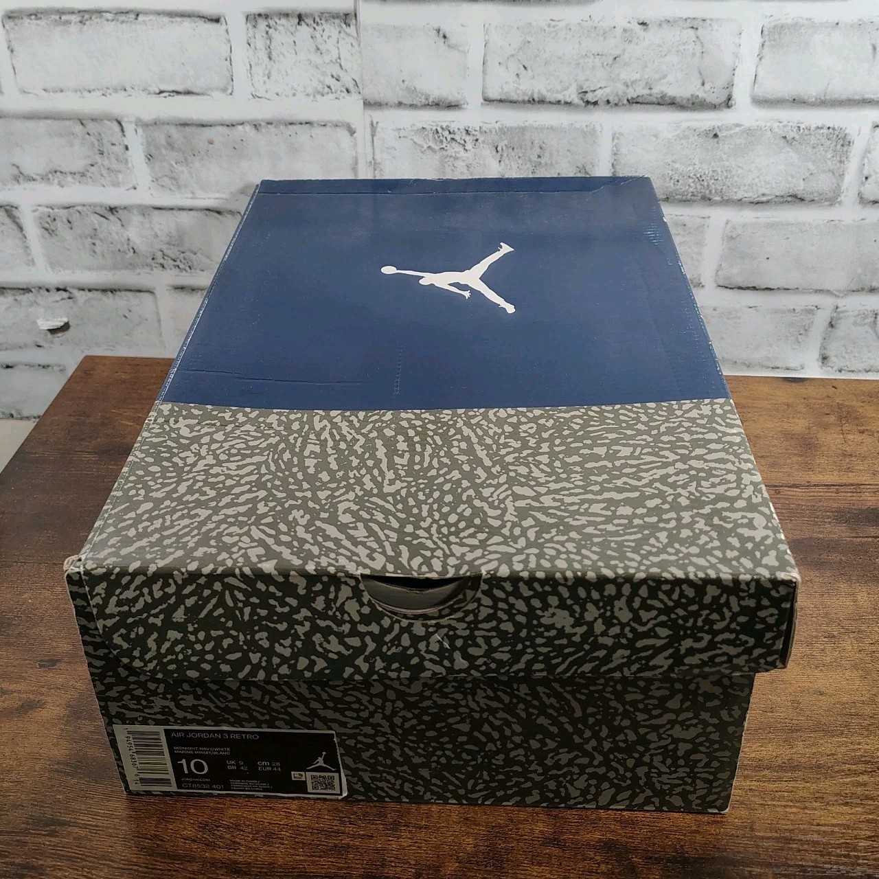 nike air jordan 3 retro georgetown men's size 10 *empty shoe box only* nike air jordan 3 retro georgetown men's size 10 *empty shoe box only*