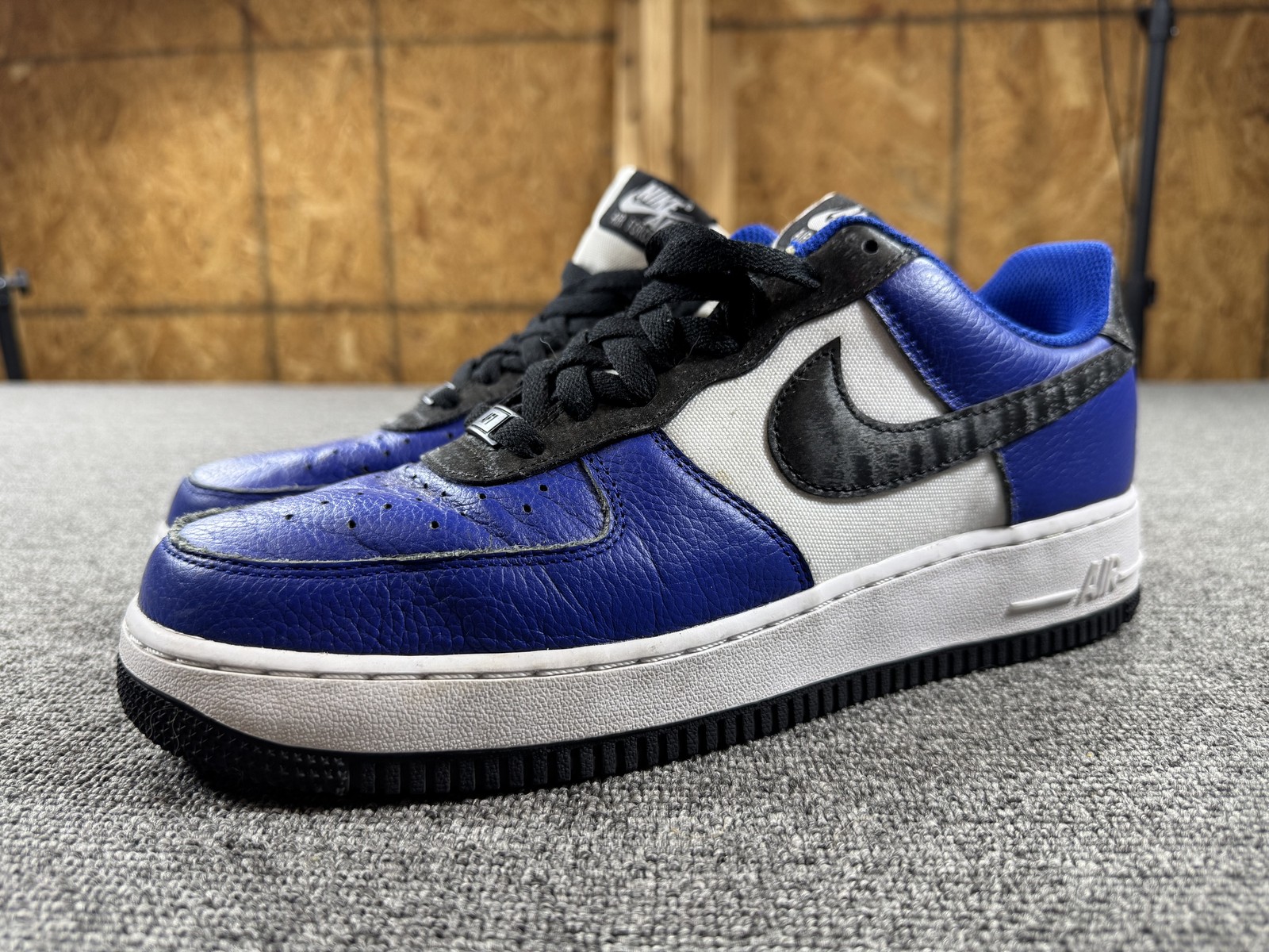 nike air force 1 low shoes mens 9.5 blue white nike by you sneakers dv3892 900 nike air force 1 low shoes mens 9.5 blue white nike by you sneakers dv3892 900