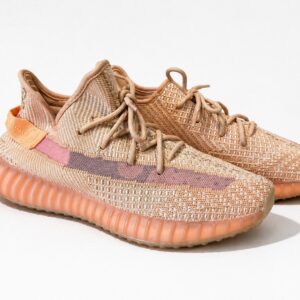 adidas yeezy boost 350 v2 clay size 11 tan orange stripe kanye west