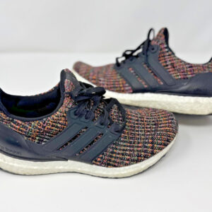 adidas ultraboost 3.0 multi colored running shoes ho4851 women's 8 fast ship