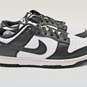 nike dunk low retro "panda black & white" low sneakers dd1391 100 men's size 10