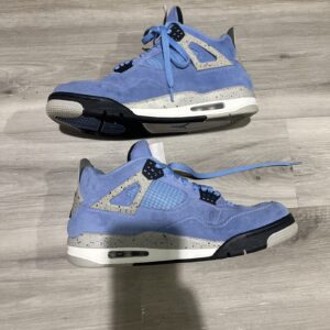 jordan 4 university blue sneakers size 11.5m