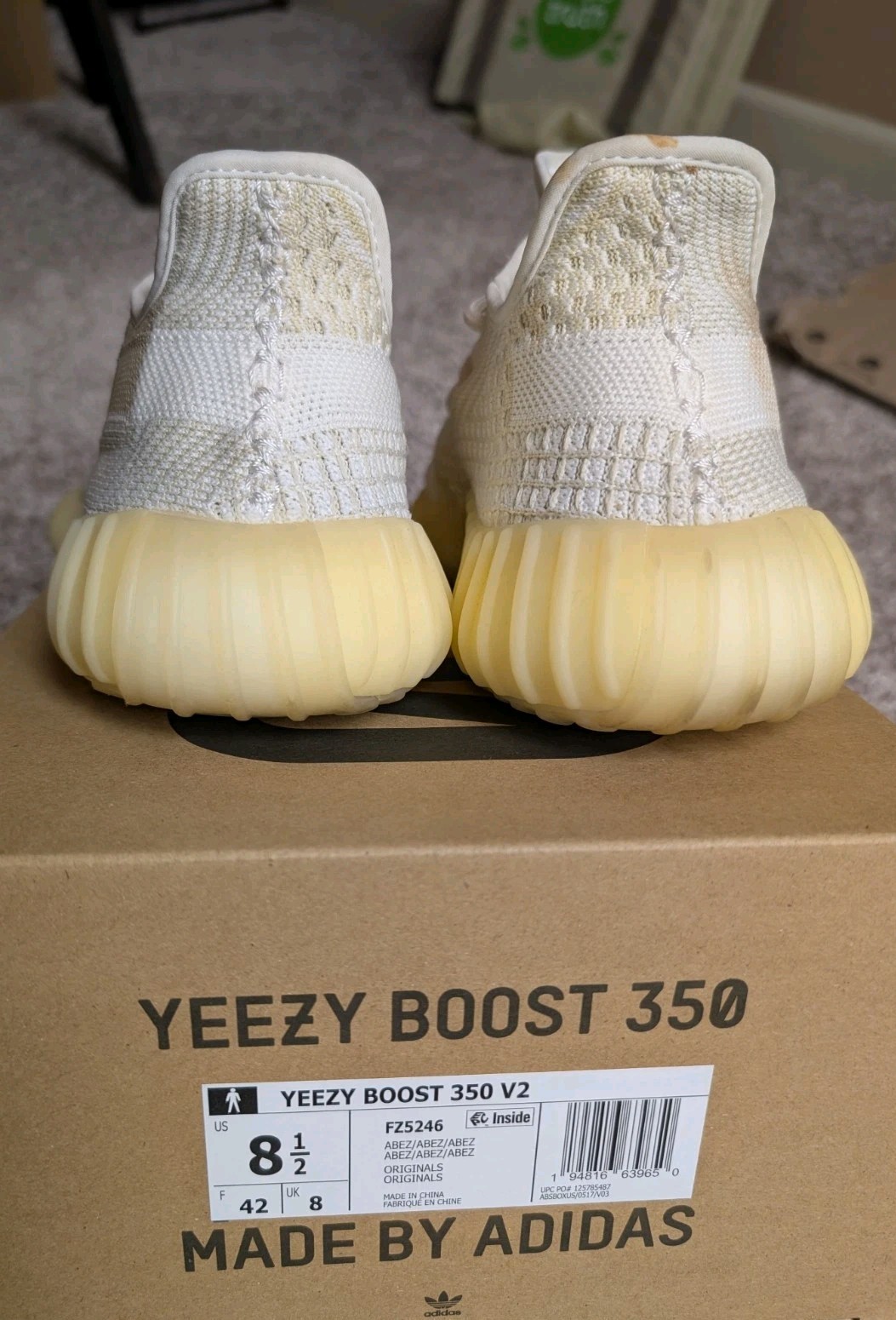 size 8.5 adidas yeezy boost 350 v2 butter size 8.5 adidas yeezy boost 350 v2 butter