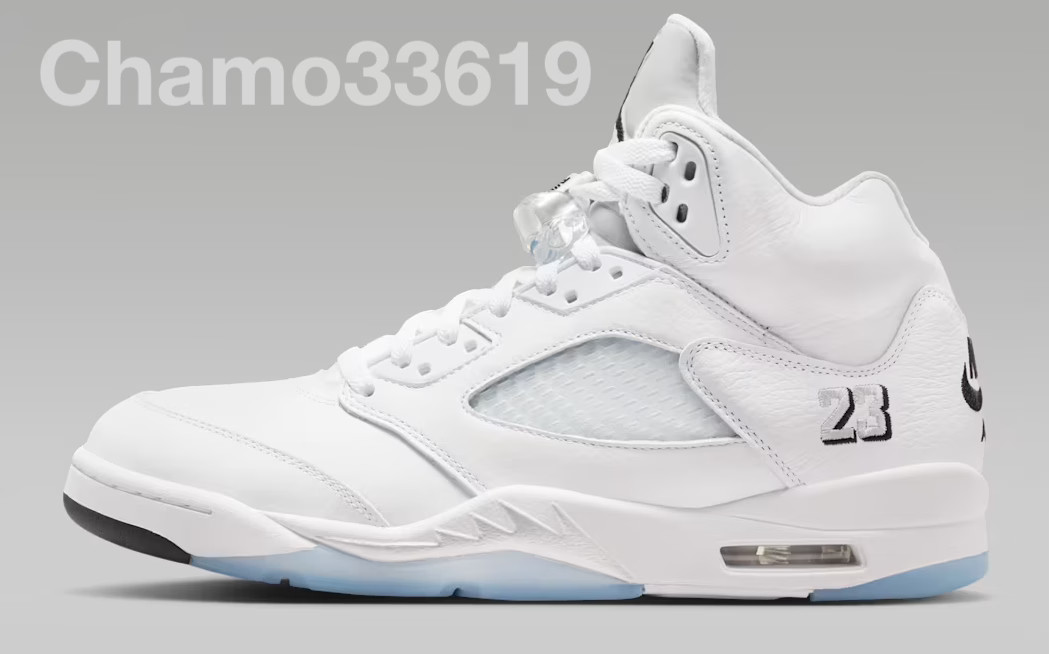 Nike Air Jordan 5 Retro White Metallic (2026)- All Sizes - HQ7978-103 Nike Air Jordan 5 Retro White Metallic (2026)- All Sizes - HQ7978-103