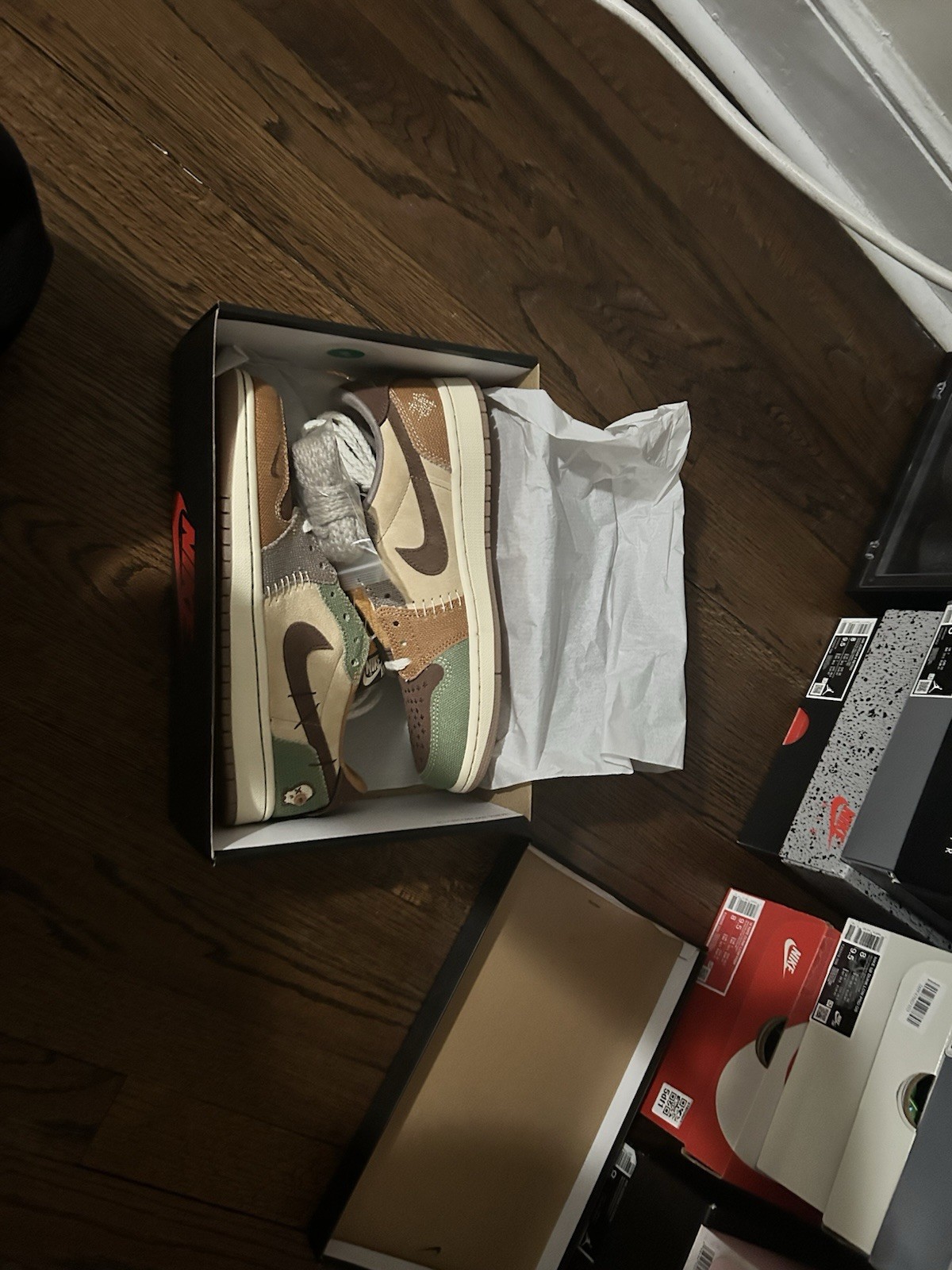 jordan air jordan 1 retro low og zion williamson voodoo flax brown green sneaker jordan air jordan 1 retro low og zion williamson voodoo flax brown green sneaker
