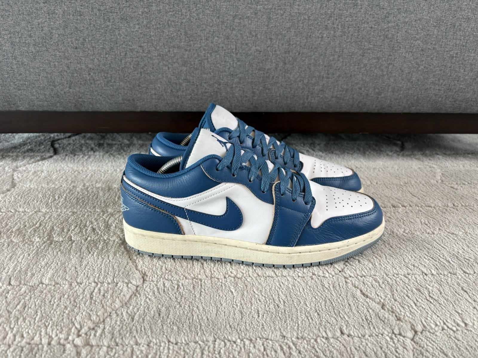 air jordan 1 low se “industrial blue” basketball sneakers fn5214 141 size 9.5m air jordan 1 low se “industrial blue” basketball sneakers fn5214 141 size 9.5m
