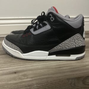 Jordan 3 Black Cement Size 8 With Box