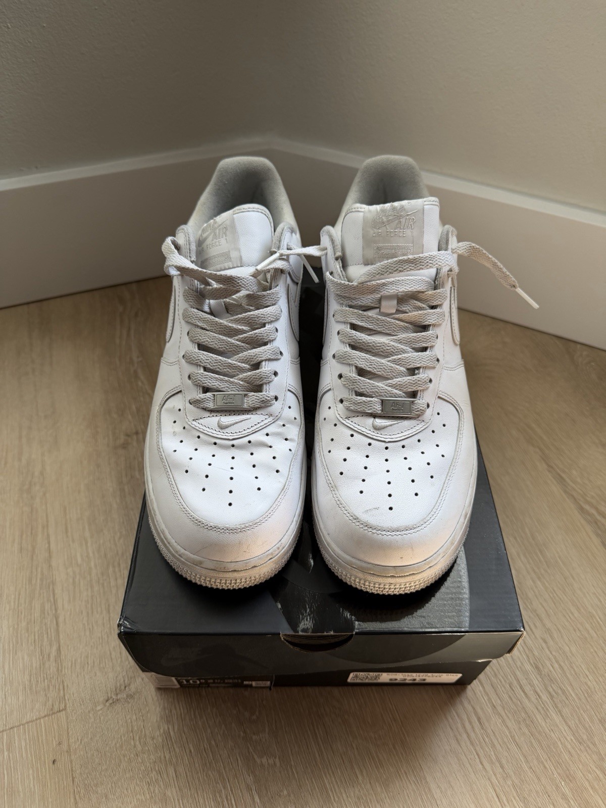 nike air force 1 supreme white men 10.5 nike air force 1 supreme white men 10.5
