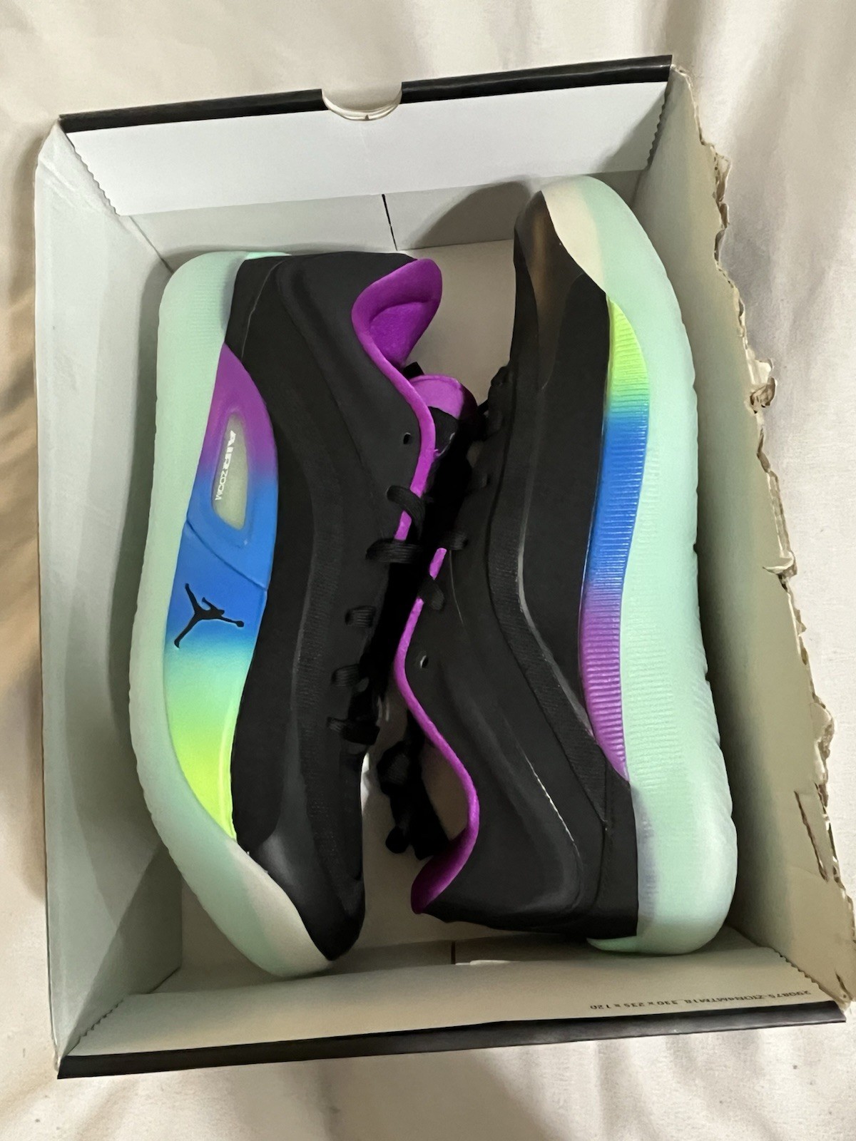 jordan men’s low top lace up sneakers black/purple/blue/green zion jordan men’s low top lace up sneakers black/purple/blue/green zion