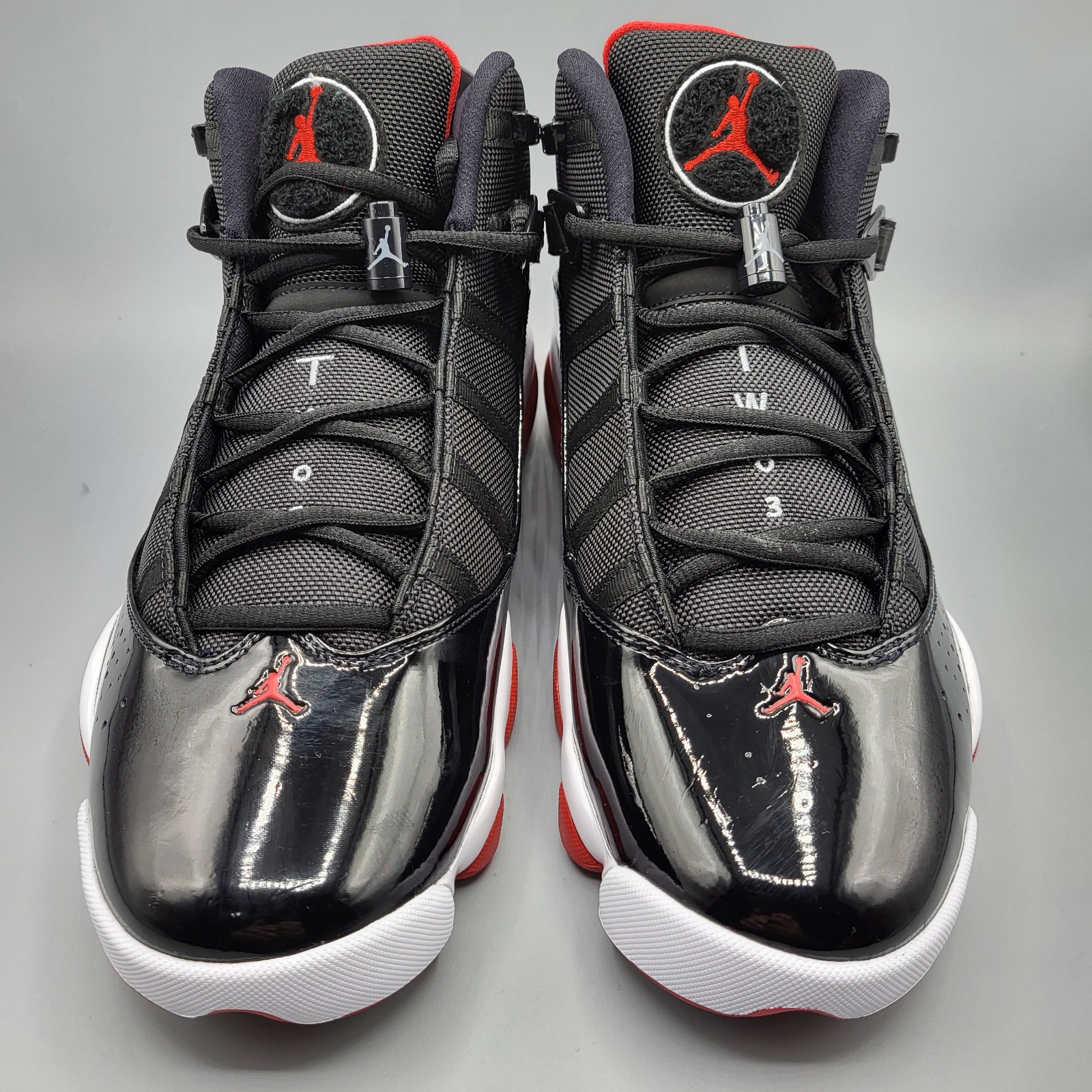 nike air jordan 6 rings bred black red sneakers men's size 11 322992 062 nike air jordan 6 rings bred black red sneakers men's size 11 322992 062
