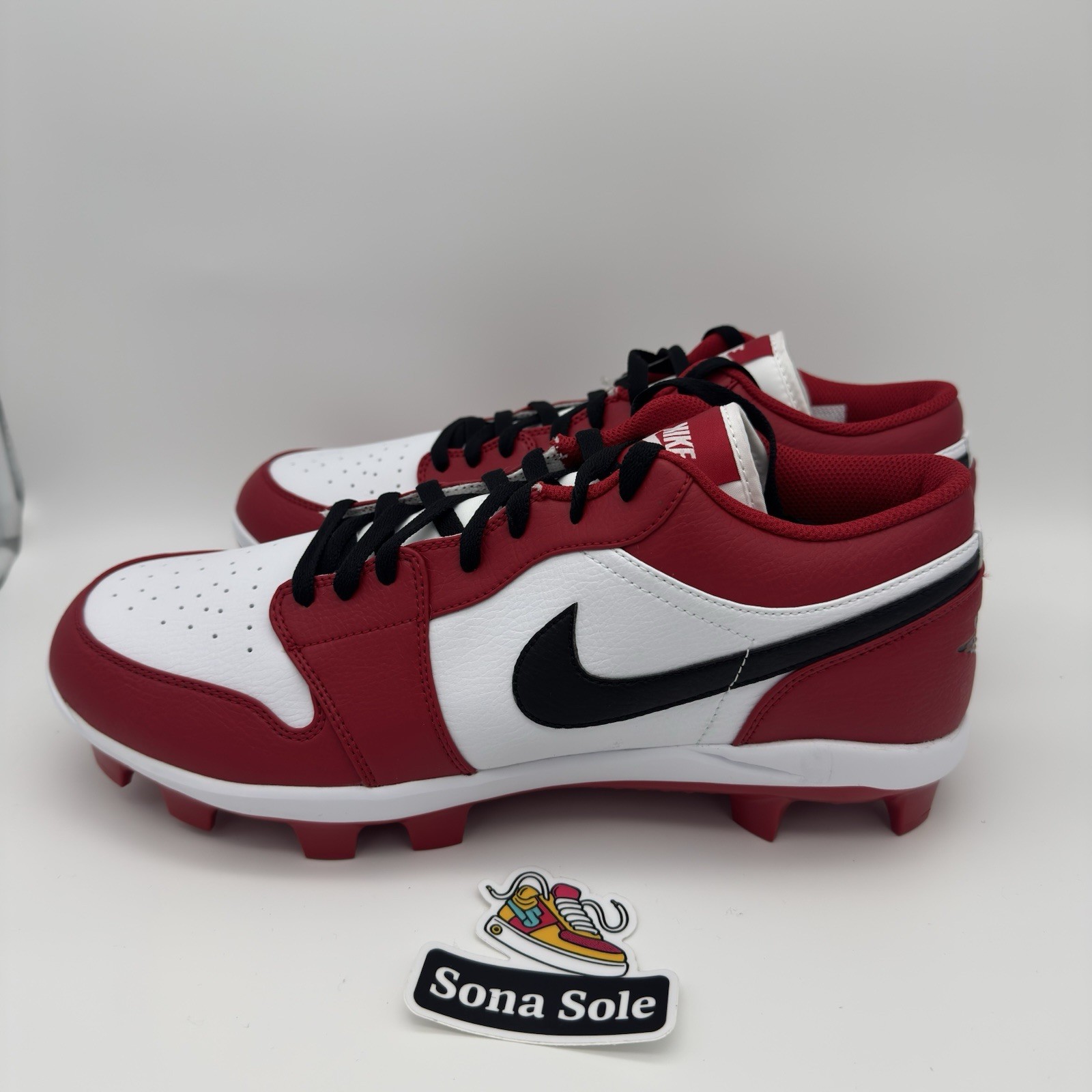 nike air jordan 1 retro mcs low chicago baseball cleats cj8524 611 men's size 14 nike air jordan 1 retro mcs low chicago baseball cleats cj8524 611 men's size 14