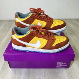 Nike SB Dunk Low Pro Bart Simpson BQ6817-602 Men’s 8.5 Box & Extra Laces
