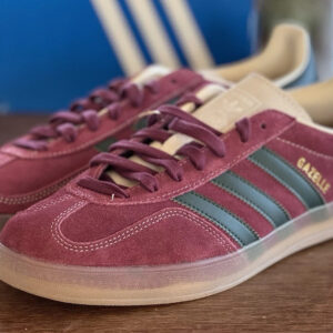 adidas originals gazelle indoor mens burgundy shadow green multiple sizes new