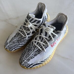 Adidas Yeezy Boost 350 V2 Zebra CP9654 US Size 11.5 White/Black Sneaker