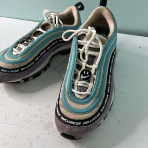 nike air max 97 nd athletic lace up shoe mens size 9.5 purple great shape