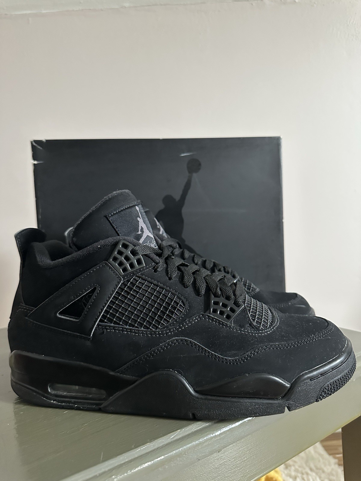 jordan air jordan 4 retro black cat 2020 cu1110 010 black low top sneaker jordan air jordan 4 retro black cat 2020 cu1110 010 black low top sneaker