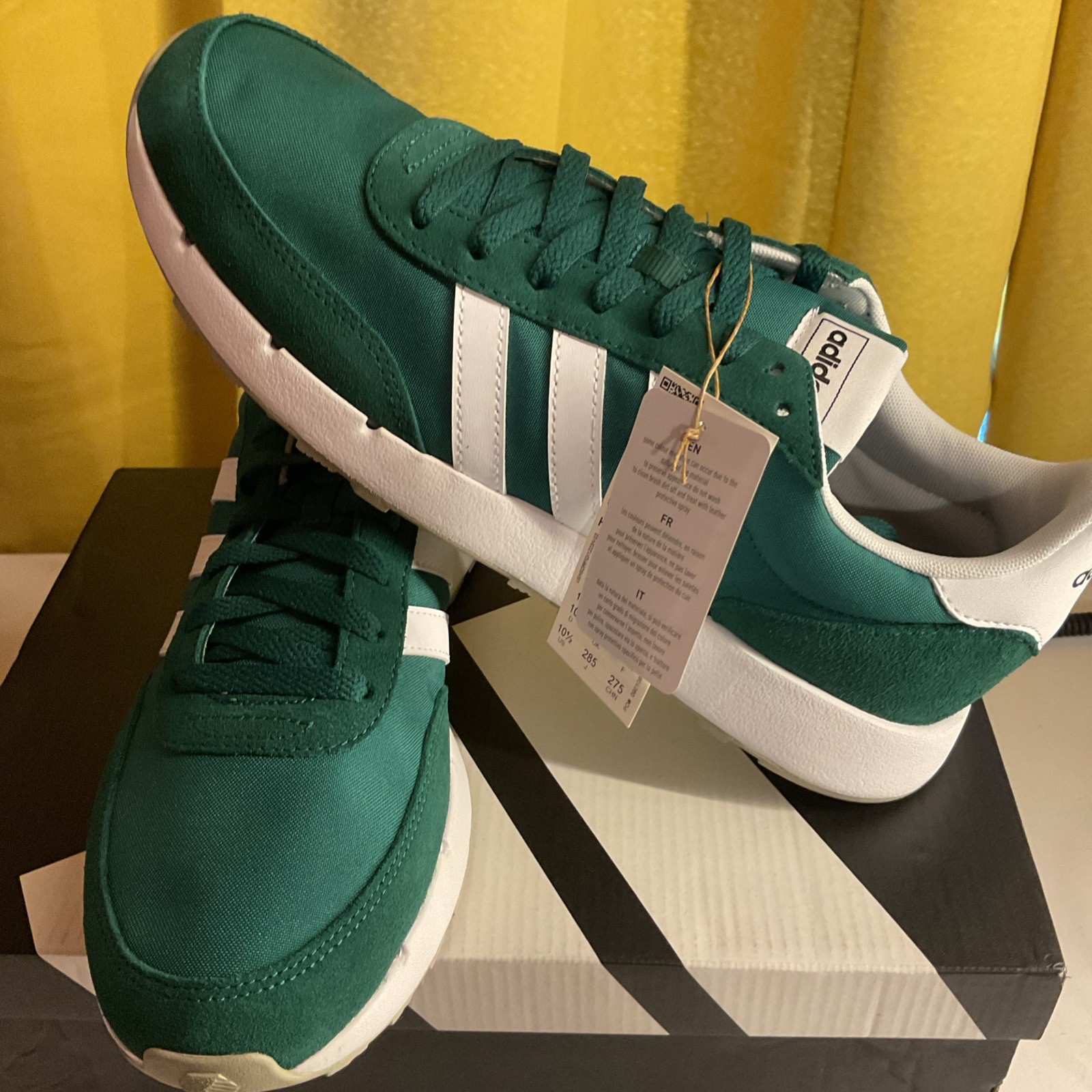 Adidas Run 60S 2.0 H00354 Sneakers Green/White Size 10.5 Men’s New Adidas Run 60S 2.0 H00354 Sneakers Green/White Size 10.5 Men’s New