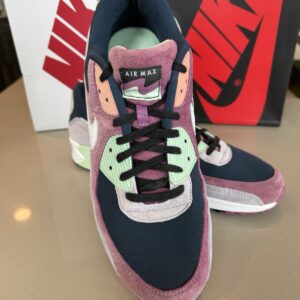 nike air max 90 dm0035 500 light bordeaux armory navy multicolor men's sneakers