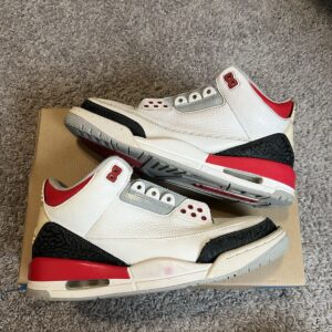 jordan air jordan 3 retro fire red white/red/black/grey 136064 120 2013
