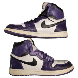 nike air jordan 1 retro high court sneakers mens us 10 multi lace up 555088 500