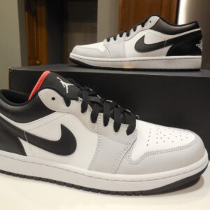 men's nike air jordan 1 low "neutral grey" shoes style# 553558 045 size 9 new