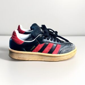 adidas samba black and red xlg sneakers size 8