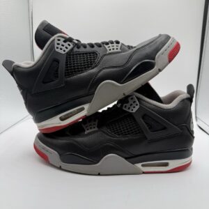 air jordan 4 retro bred reimagined black fire red cement grey fv5029 006 mens 9