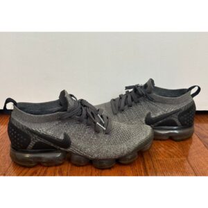 nike air vapormax 2.0 wolf gray flyknit running shoes mens 9.5 942842 002